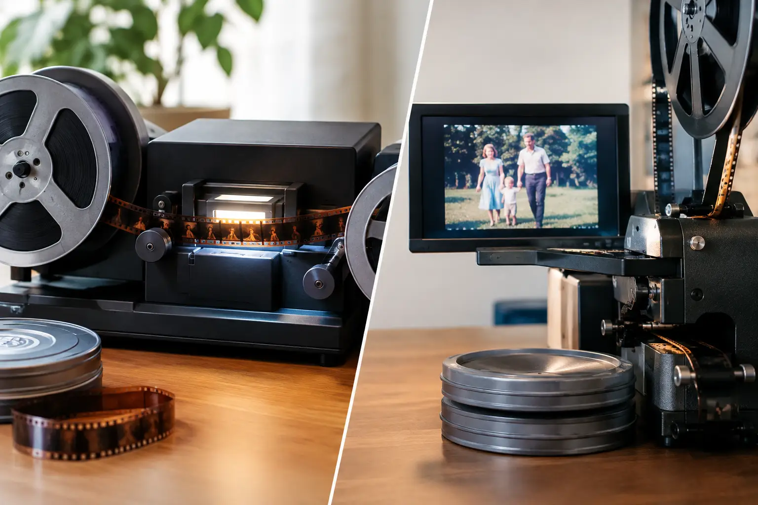 Film Scanning Versus Telecine for Family Reels